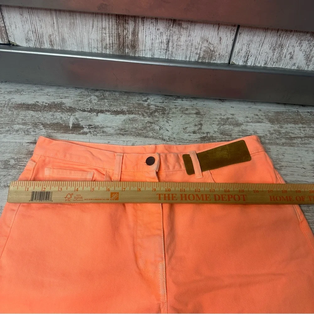 PALM ANGELS Orange Faded Jeans size 31